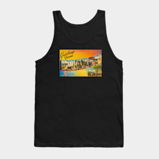 Greetings from Delaware Vintage 1930's Postcard Tank Top